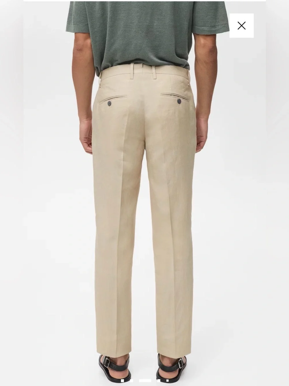 MANGO MEN LINEN PANTS
